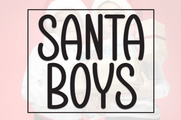 Bring Cheer to Your Crafts with Santa Boys Font