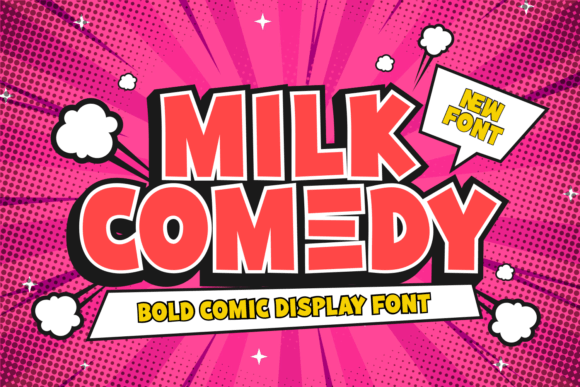 Bring Humor and Energy to Your Web Design with Milk Comedy Font