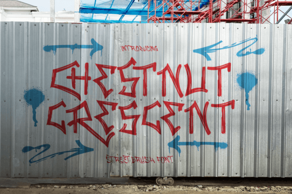 Bring Urban Edge to Your Creations with Chestnut Crescent Font