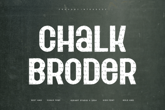 Chalk Broder: A Playful Display Font for Web Design