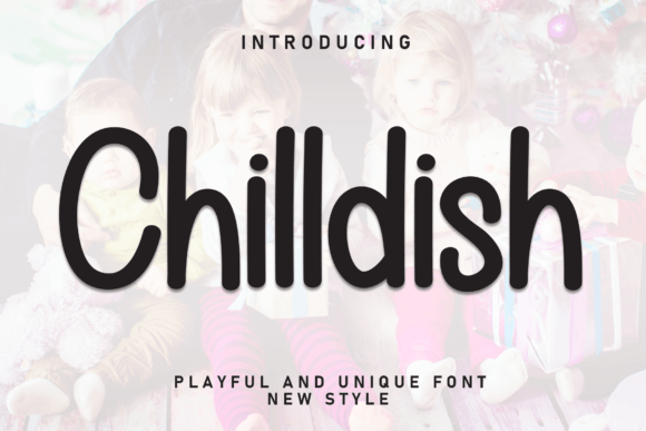 Chilldish: A Handwritten Display Font for Crafters