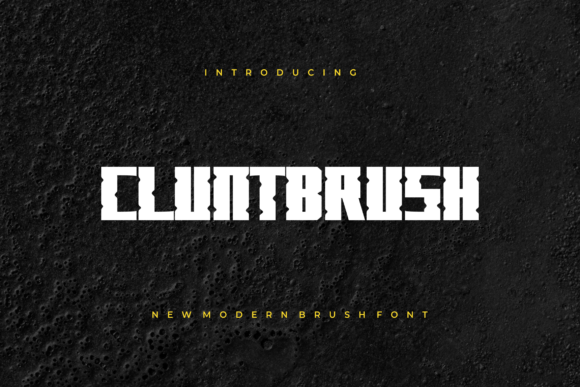 Cluntbrush: A Bold and Authentic Display Font for Marketers