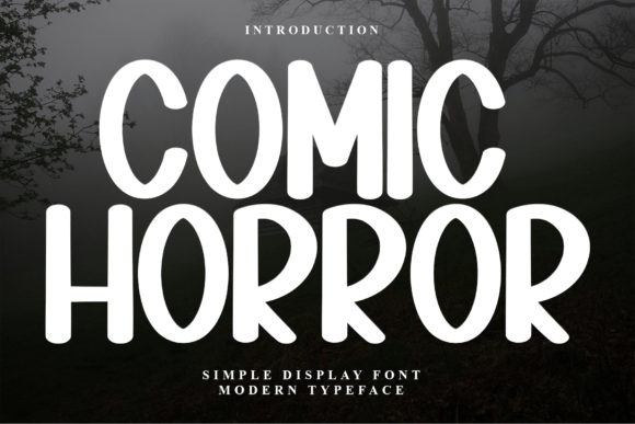 Comic Horror: A Spooky Yet Playful Font for Your Brand