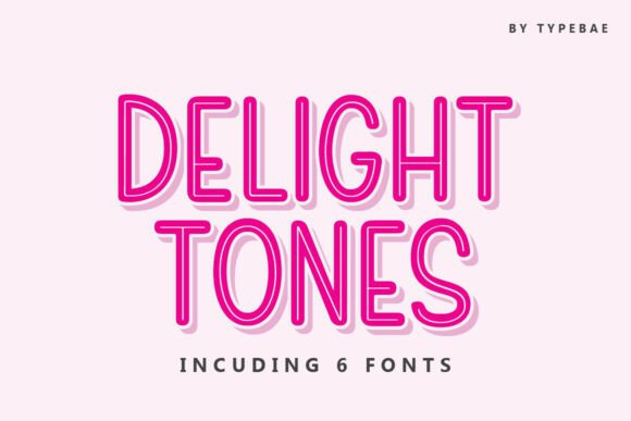 Delight Tones: A Fun and Playful Font for Your Brand