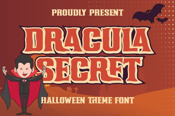 Dracula Secret: A Spooky Display Font for Web Design