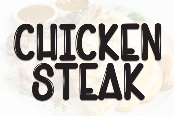 Enhance Your Editorial Design with Chicken Steak Font