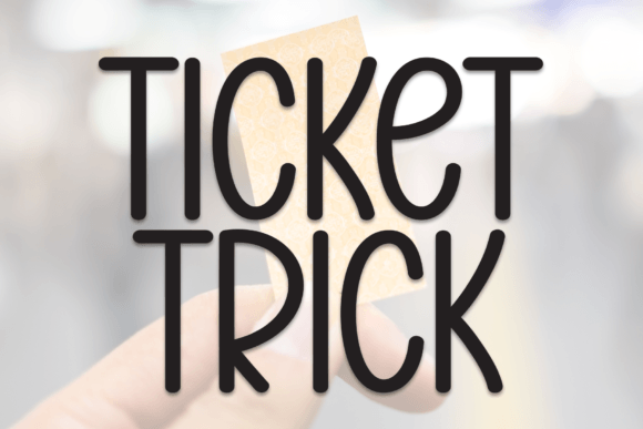 Enhance Your Editorial Design with Ticket Trick Font