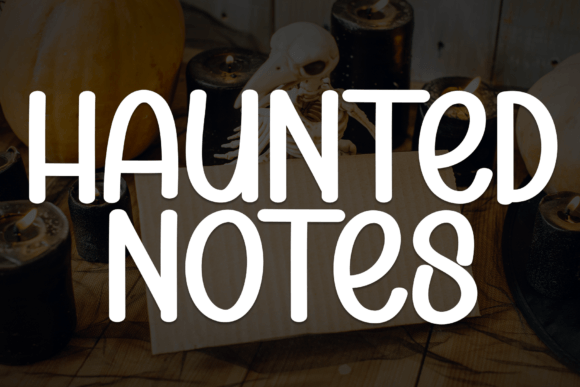 Haunted Notes: A Spooky Handwritten Font for Engaging Campaigns