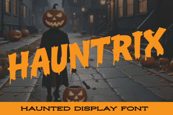 Hauntrix: A Spooky and Bold Font for Web Design