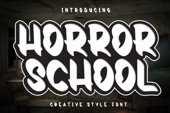 Horror School: A Spooky and Bold Font for Crafters
