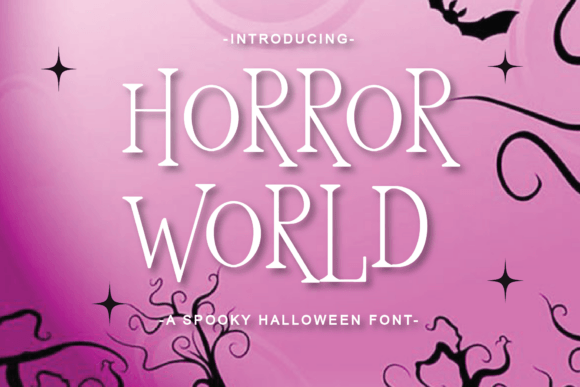 Horror World: The Perfect Font for Spooky Craft Projects