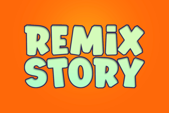 Remix Story: A Bold and Dynamic Graffiti-Inspired Font