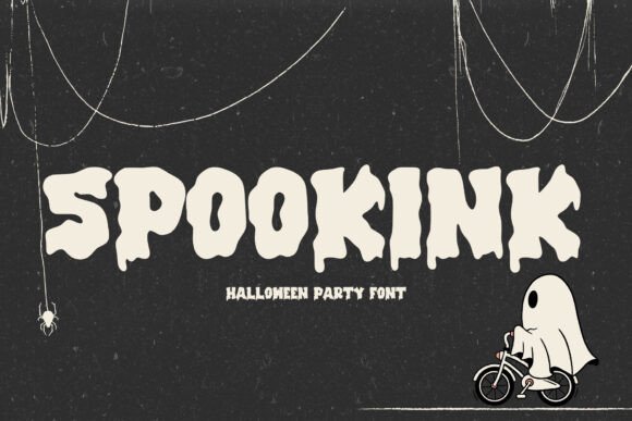 Spookink: A Bold and Eerie Display Font for Web Design