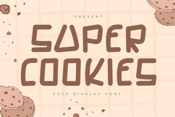 Super Cookies: A Playful Font for Creative Branding