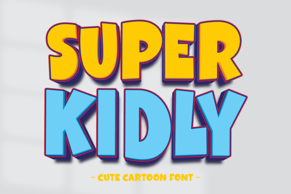 Super Kidly: A Playful Font for Creative Branding