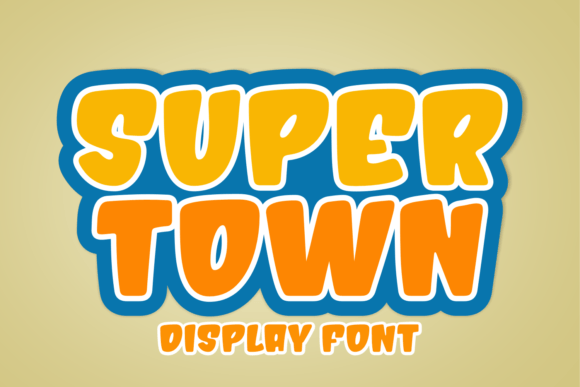 Super Town: A Bold and Thick Display Font for Editorial Impact