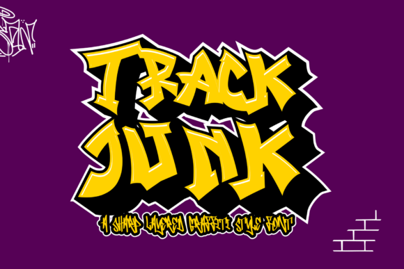 Track Junk: The Bold Graffiti Font for Eye-Catching Campaigns