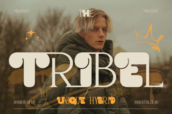 Tribel: A Unique Bubble and Serif Font for Creative Campaigns