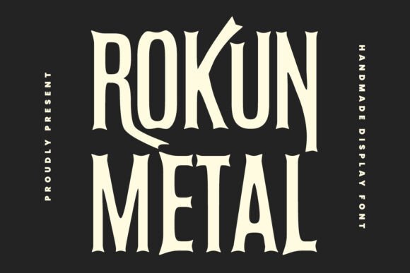 Unleash Creativity with Rokun Metal: A Bold Display Font