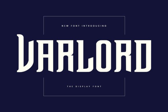 Varlord: A Premium Display Font for Polished Branding